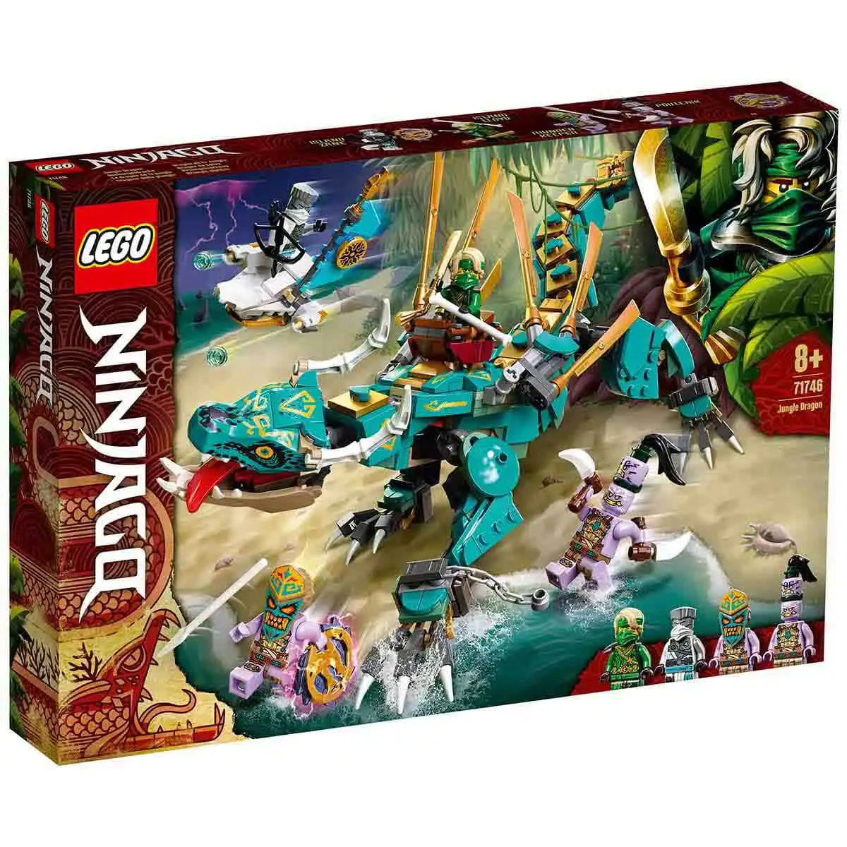 LEGO 506 Piece Ninjago Forest Dragon 71746, Creative Fun LEGO Game Set,  Fast and Free Shipping| | - AliExpress