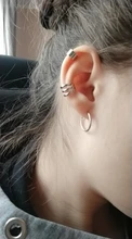 Pendientes de Clip de Cruz Simple para mujer y niña, aretes de circonia cúbica con perlas, sin Piercing, joyería
