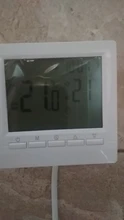 Regulador de temperatura de calefacción de caldera de Gas programable, termostato de batería AA con bloqueo de Chico, Control manual