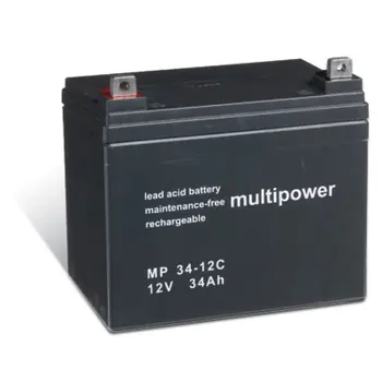 

Powery lead acid battery (multipower) MP34-12C zyklenfest