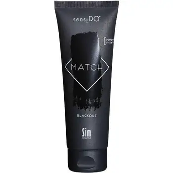 

Sim sensitive sensido match straight hair dye deep black blackout 125 ml