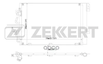 

Radiator cond. Opel Astra H 04-zafira B 05-zekkert art. mk-3016