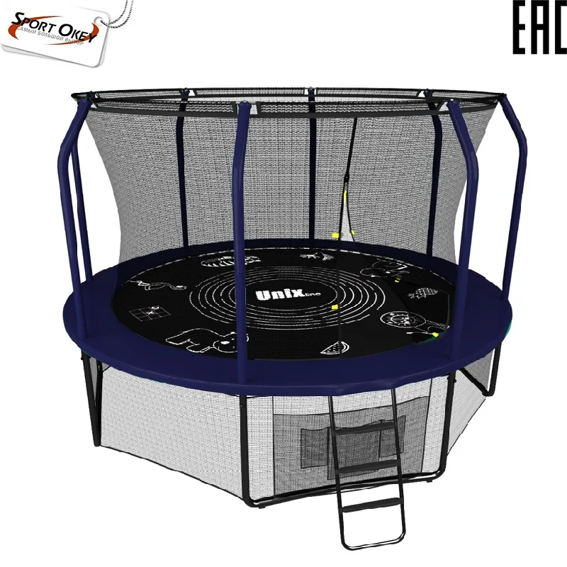 Батут UNIX line SUPREME GAME 10 ft (blue)|Батуты| |