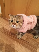 Cat Jacket Costume Yorkshire-Clothing Kitten Winter Warm for Small Medium Dogs Chihuahua