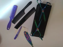 Hair-Scissors-Set Shave-Razor Barber Hair Professional 440C AQIABI A1029