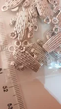 10 Uds. De dijes de Cactus de aleación de Zinc y Metal de tres colores, 15x20mm, aptos para joyería médica, dijes colgantes de plantas