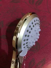 Shower-Head Water-Saver Big-Panel Bathroom Chrome Classic-Design Zhangji Round 5-Modes