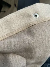 Outwear Jackets Long-Coats Camel ZXQJ Woolen Girls Chic Elegant Spring-Autumn Vintage Women