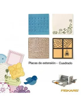 

PLATES EXTENSION FOR MACHINE FUSE DIES MEDIUM SIZE MOD. Square