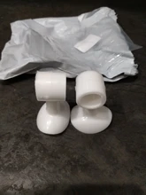 Perilla de puerta de pared, almohadilla silenciadora de impactos, manija de la puerta del armario, silenciador de bloqueo de silicona anticolisión, amortiguador, Tope de puerta, 2 uds.