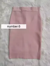 Falda larga hasta la rodilla para mujer, falda Sexy Formal de moda, de alta calidad, 21 colores