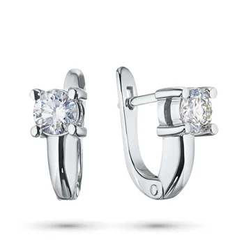 

Earrings in white gold with diamonds