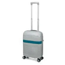 Чемодан пластиковый на четырех колесах BAUDET, для ручной клади,(размер S), 34,5 л