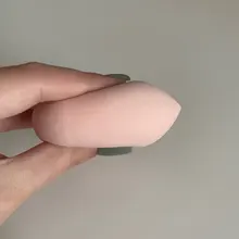 Puff cosmético en polvo para mujer, base de maquillaje esponja, belleza para maquillaje, herramientas y accesorios, forma de gota de agua, 1 ud.