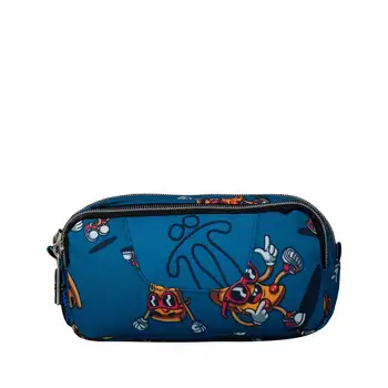 

School case two compartments printed dishy-envelope