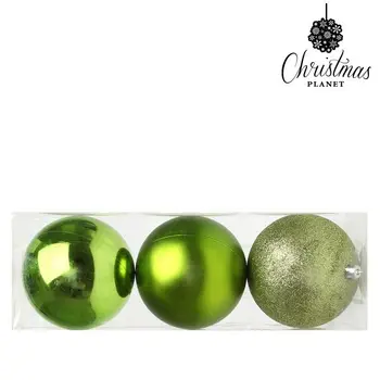 

Christmas Baubles Christmas Planet 5276 10 cm (3 uds) Plastic Green