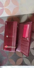 Billeteras de piel auténtica para mujer, cartera larga con doble cremallera, bolso de mano tipo monedero, monedero, VK-AE501