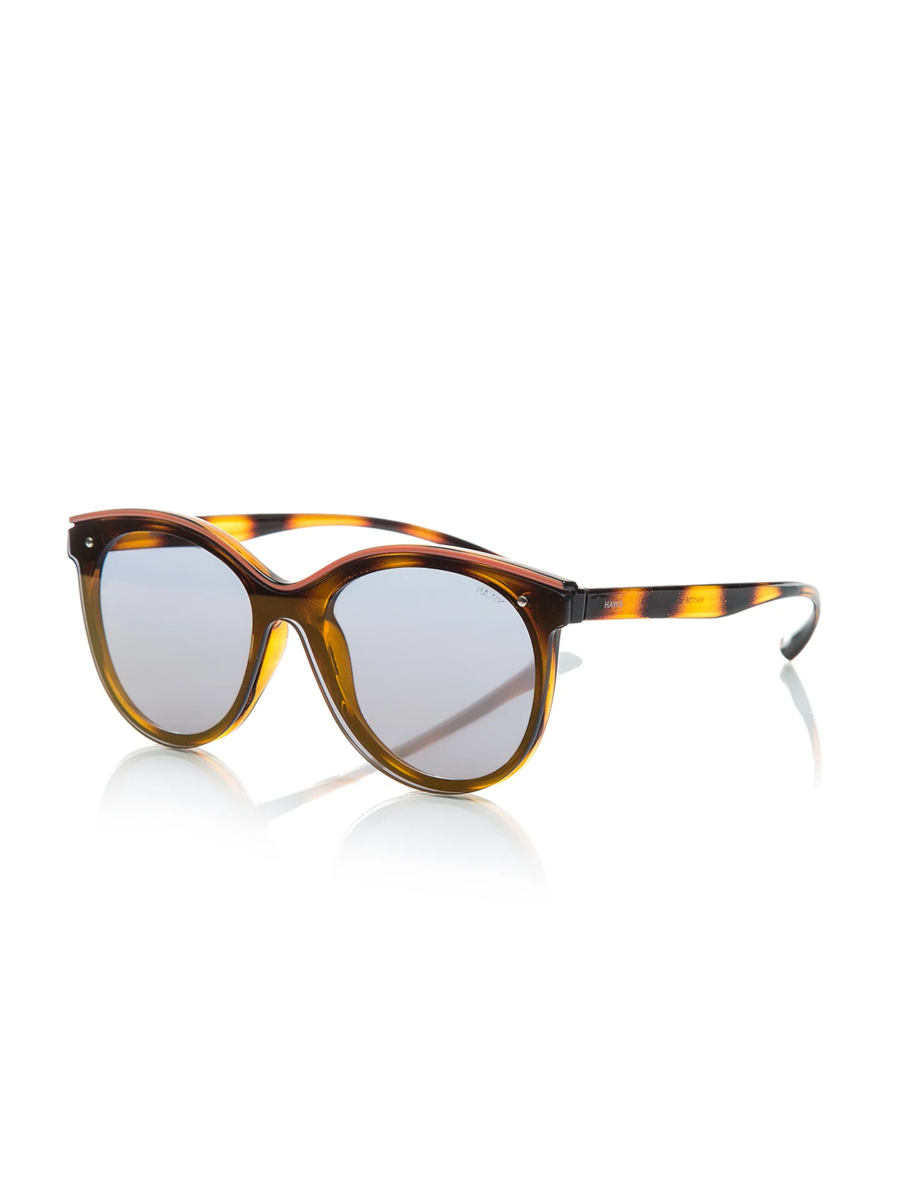 

Women's sunglasses hw 1706 02 bone Brown polycarbonate rectangular rectangle 67-18-141 hawk