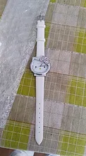 UTHAI CQ20-reloj de cuarzo con correa de acero para niños y mujeres, relojes de pulsera coloridos con dibujos animados de calidad