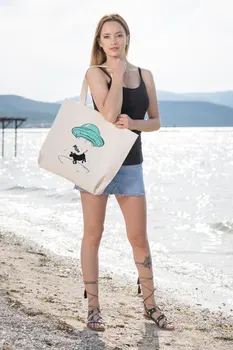 

Angemiel Bag Large Cow of The Ufo Tote Shopping Beach Bag