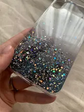 Phone-Case Coque Glitter Sequins Clear Rainbow Gradient 12 Mini Cute for 12-pro/11-pro/Max-xs/..