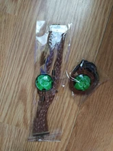 Colgante de trébol de cuatro hojas para mujer, collar de madera de TRÉBOL DE LA SUERTE, hecho a mano, joyería de cabujón de cristal