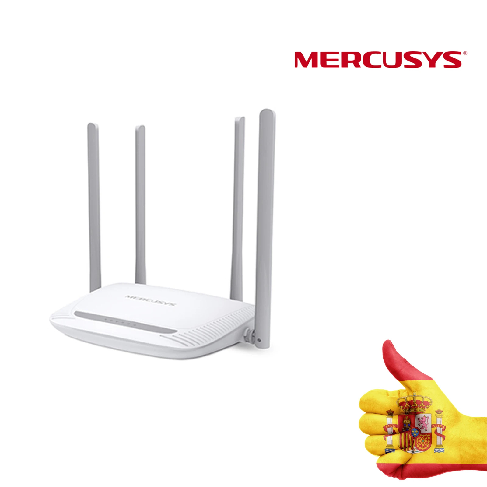 ROUTER WI-FI MERCUSYS N300-(2,4 GHz) WLAN (max.): 300 Mbit/s Fast Ethernet