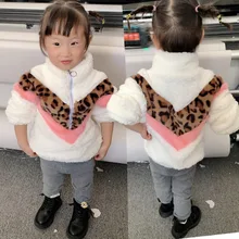 RTS/ ; пуловер с леопардовым принтом «Mommy& Me»; детский пуловер с шерпой для взрослых