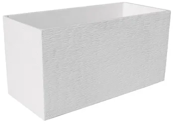 

Planter rectangular Pacific 80x17x19cm. Concrete lightened lifelike white color