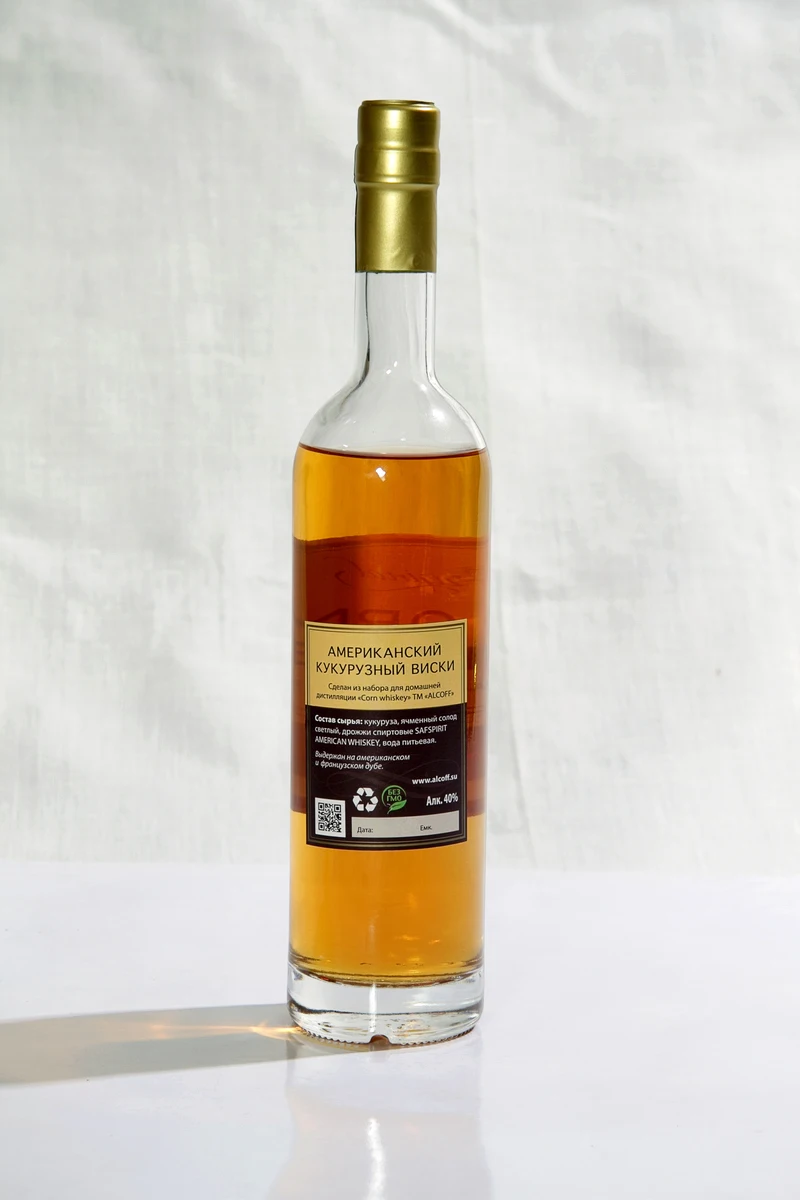 Набор для дистилляции PREMIUM CORN WHISKEY готовый комплект для изготовления домашнего кукурузного виски, сусло, дрожжи и другое