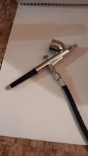 Pluma de aerógrafo de doble acción de 0,2-0,5mm, PISTOLA DE PULVERIZACIÓN con cepillo de aire, pluma pulverizadora para arte de uñas/tatuajes corporales