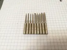 LAOA-brocas de destornillador de alta precisión, herramientas manuales de acero S2 de 4mm, 1 unidad