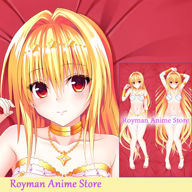 

Двусторонняя наволочка для подушки Dakimakura с аниме «Konjiki No Yami» «Золотая темнота To Love Ru»