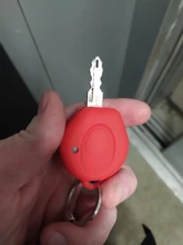 PREISEI-cubiertas para llave de coche, funda protectora de silicona para llave remota, en naranja, negro, rojo, azul, verde, gris, para Peugeot 206