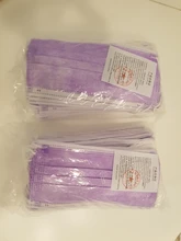 Mascarilla desechable no tejida de 3 capas para adultos, máscara facial transpirable con elásticos, 5 a 600 Uds., color negro y rosa, envío rápido