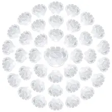 

MEILAIMDY 100PCS Eyelashes Extensions Cilios Holder Easy Fans Lash Make Up Tools Blossom Russian Volume Eyelash Glue Holder