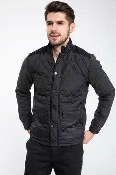 

DeFacto Winter Men's Stand Collar Short Warm Parker Coats Male Fashion Solid Button Jackets Men Thick Overcoat - J3317AZ18WN