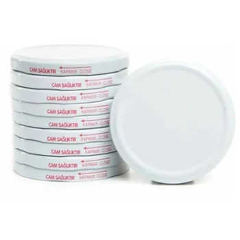 

50 Adet Kavanoz Kapağı Konserve,Turşu,Reçel,Sos,Meze Cam Kavanoz Kapağı 82mm Çaplı Kavanoz Kapağı