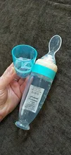 Imebaby bebé recién nacido de silicona de arroz botella de goma alimentación de bebé cuchara cuentagotas de silicona botella de alimentación cuchara botella