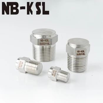 

NB-KSL male thread plug stainless steel 316L FREE SHIP 1/8" 1/4" 3/8" 1/2" 3/4"1"