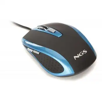

Wired mouse ngs bluetick-optical-800-1600dpi-6 buttons-usb-blue color/Black