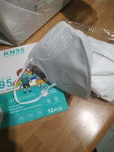 Mascarilla KN95 de 5 capas con filtro FFP2 para niños y niñas, máscara facial con respirador CE, antipolvo, para chico y Chica, 2021