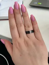 Carofeez-Anillo de piedras de imitación tipo circón para hombre y mujer, joyería negra, accesorios para amantes