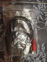 Adaptador de Audio inalámbrico con Bluetooth para coche, micrófono manos libres con 2rca, entrada de Audio auxiliar