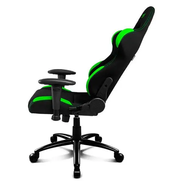 Игровое кресло DRIFT DR100BG 90-160 ° ткань пена черный зеленый