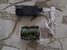 String-Lights Fairy-Garland Party-Decoration Christmas-Tree Green-Wire Holiday Outdoor Led