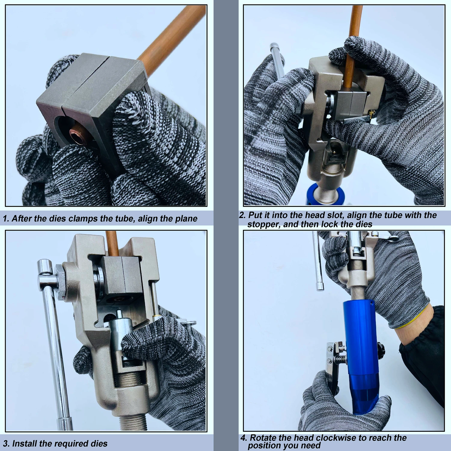UNIVERSAL HYDRAULIC FLARING TOOL SET IG-72485 WITH GM TRANSMISSION COOLING LINE DIES AND ADAPTERS FOR BRAKE LINE