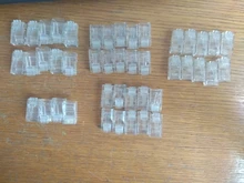 20 piezas RJ45 RJ-45 CAT5 CAT5E Cable Modular de cabeza Ethernet chapado en oro conector de red