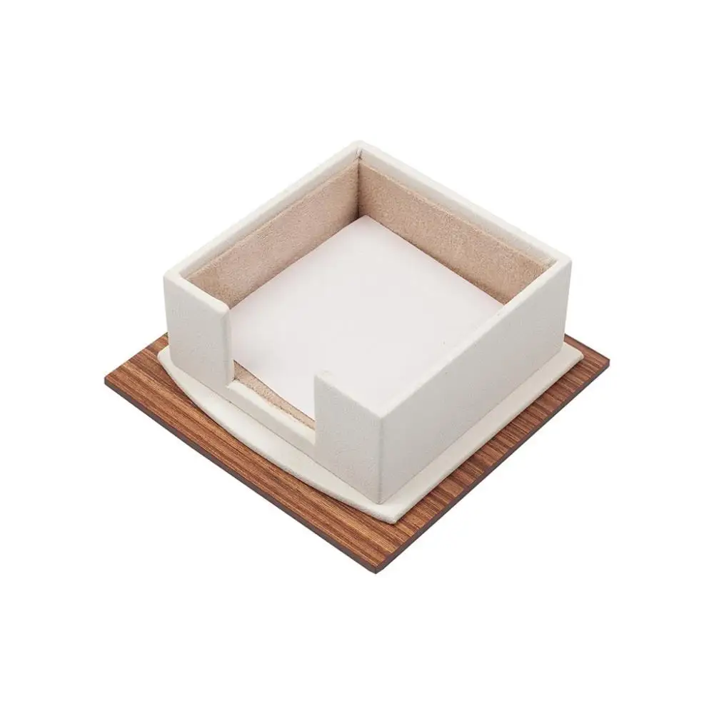 Star Luxury Leather & Wooden 11 Pieces Desk Set With Double Document Tray Desk Organizer Office Accessories Accessories