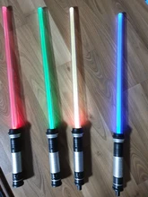 2 sables láser de juguete con sonido y luz parpadeante para niño, Conjunto de 2 espadas láser para juego, regalo para niños